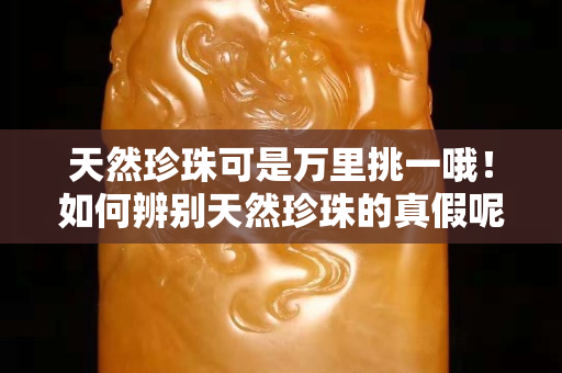 天然珍珠可是万里挑一哦！如何辨别天然珍珠的真假呢？