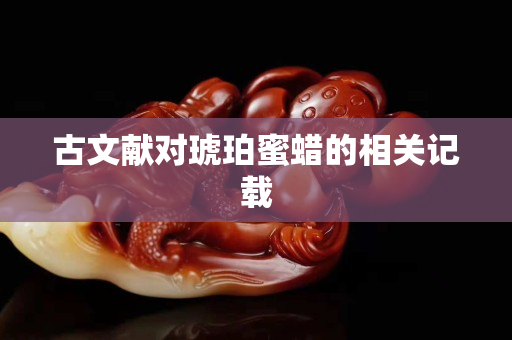 古文献对琥珀蜜蜡的相关记载