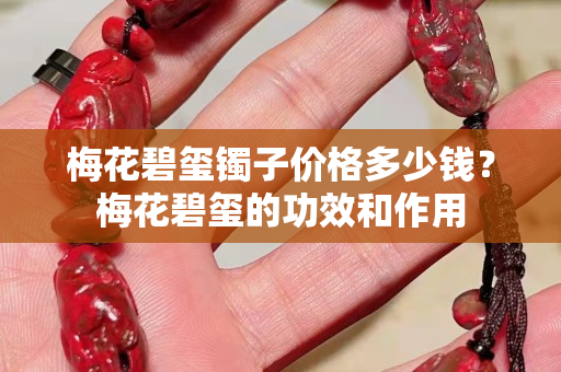 梅花碧玺镯子价格多少钱？梅花碧玺的功效和作用