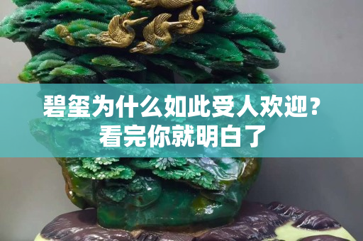 碧玺为什么如此受人欢迎？看完你就明白了