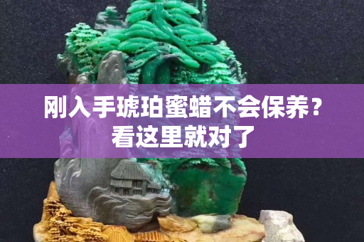刚入手琥珀蜜蜡不会保养？看这里就对了