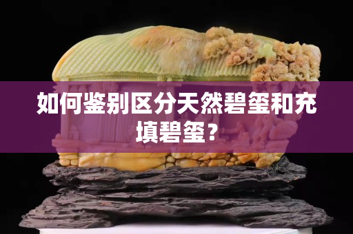 如何鉴别区分天然碧玺和充填碧玺？