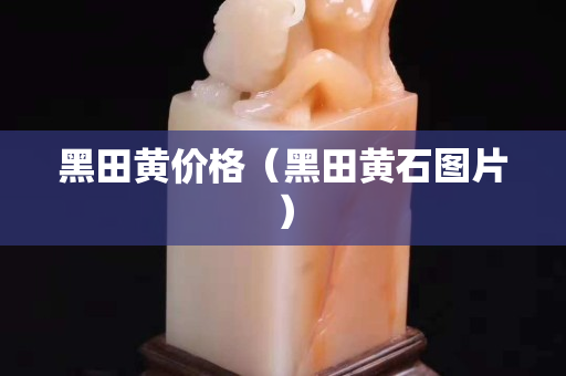 黑田黄价格（黑田黄石图片）