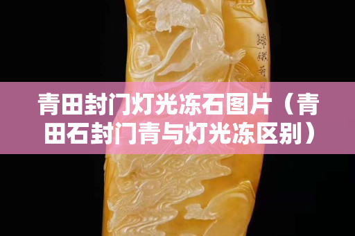 青田封门灯光冻石图片（青田石封门青与灯光冻区别）