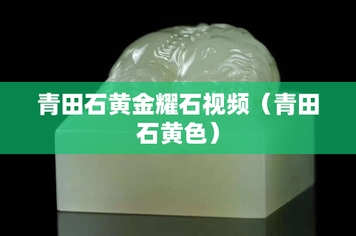 青田石黄金耀石视频（青田石黄色）