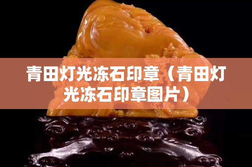 青田灯光冻石印章（青田灯光冻石印章图片）