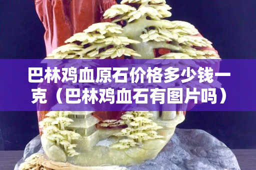 巴林鸡血原石价格多少钱一克（巴林鸡血石有图片吗）