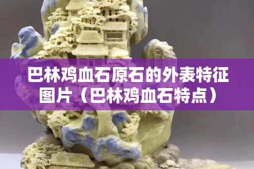 巴林鸡血石原石的外表特征图片（巴林鸡血石特点）
