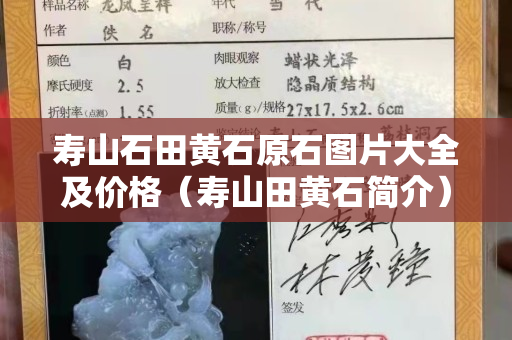 寿山石田黄石原石图片大全及价格（寿山田黄石简介）