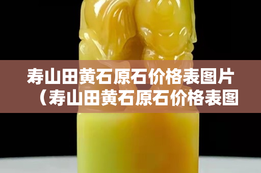 寿山田黄石原石价格表图片（寿山田黄石原石价格表图片大全）