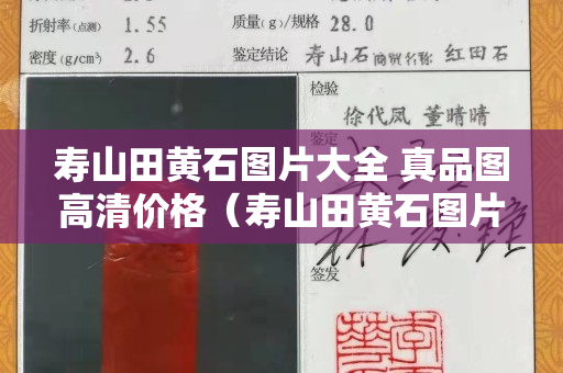 寿山田黄石图片大全 真品图高清价格（寿山田黄石图片大全 真品图高清价格表）