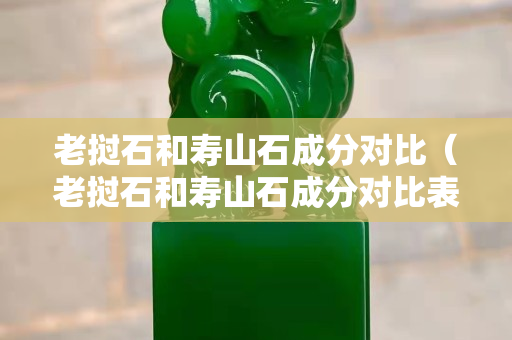 老挝石和寿山石成分对比（老挝石和寿山石成分对比表）