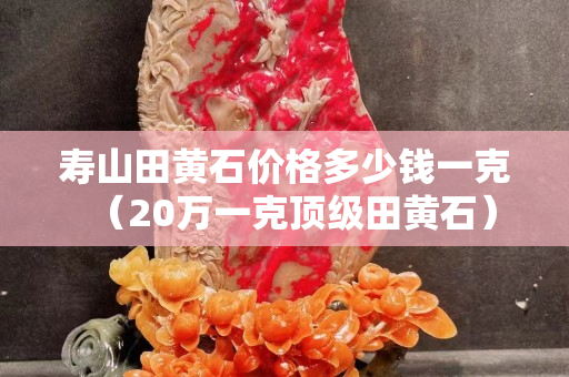 寿山田黄石价格多少钱一克（20万一克顶级田黄石）
