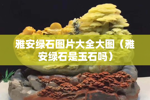雅安绿石图片大全大图（雅安绿石是玉石吗）