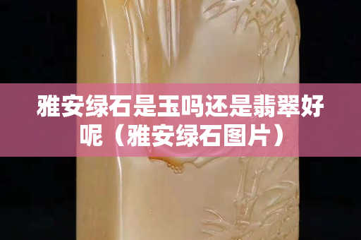 雅安绿石是玉吗还是翡翠好呢（雅安绿石图片）
