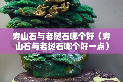 寿山石与老挝石哪个好（寿山石与老挝石哪个好一点）