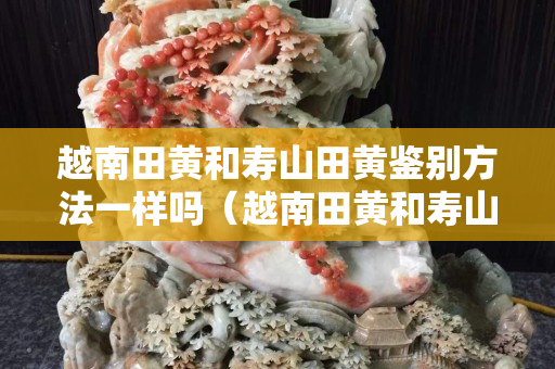 越南田黄和寿山田黄鉴别方法一样吗（越南田黄和寿山田黄鉴别方法一样吗图片）