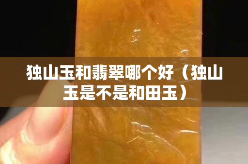 独山玉和翡翠哪个好（独山玉是不是和田玉）