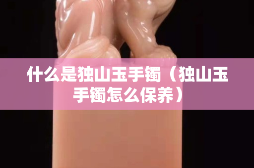 什么是独山玉手镯（独山玉手镯怎么保养）