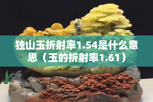 独山玉折射率1.54是什么意思（玉的折射率1.61）