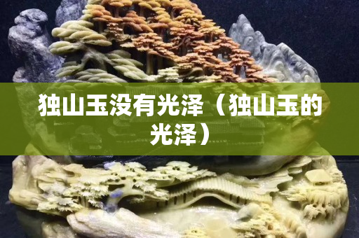 独山玉没有光泽（独山玉的光泽）