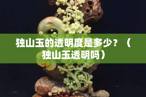 独山玉的透明度是多少？（独山玉透明吗）