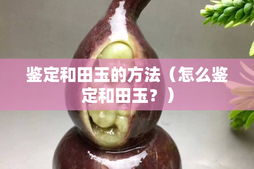 鉴定和田玉的方法（怎么鉴定和田玉？）