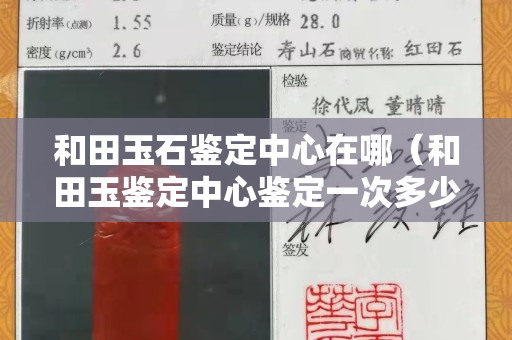 和田玉石鉴定中心在哪（和田玉鉴定中心鉴定一次多少钱）