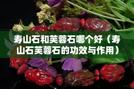 寿山石和芙蓉石哪个好（寿山石芙蓉石的功效与作用）