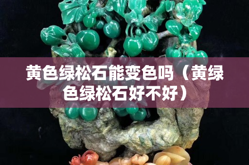 黄色绿松石能变色吗（黄绿色绿松石好不好）