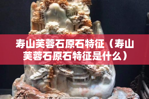 寿山芙蓉石原石特征（寿山芙蓉石原石特征是什么）
