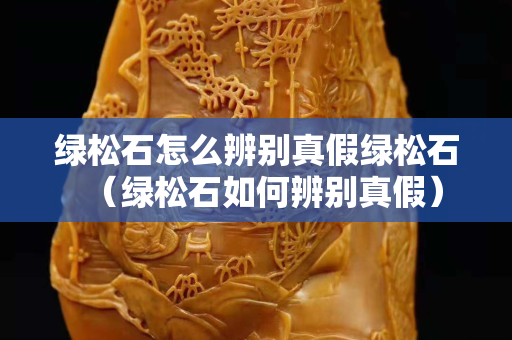 绿松石怎么辨别真假绿松石（绿松石如何辨别真假）