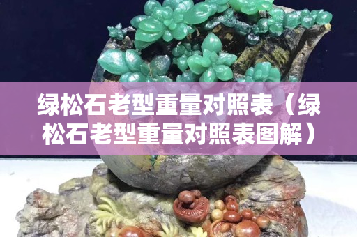 绿松石老型重量对照表（绿松石老型重量对照表图解）