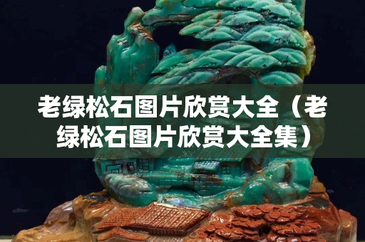 老绿松石图片欣赏大全（老绿松石图片欣赏大全集）