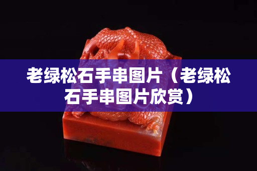 老绿松石手串图片（老绿松石手串图片欣赏）