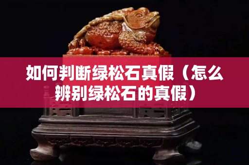 如何判断绿松石真假（怎么辨别绿松石的真假）