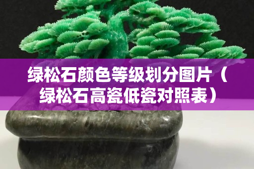 绿松石颜色等级划分图片（绿松石高瓷低瓷对照表）