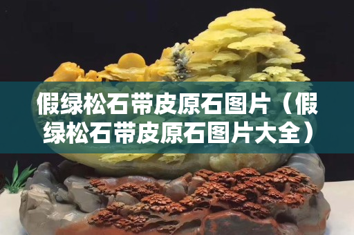 假绿松石带皮原石图片（假绿松石带皮原石图片大全）