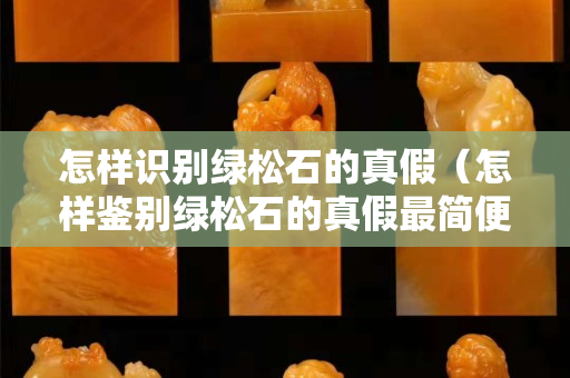 怎样识别绿松石的真假（怎样鉴别绿松石的真假最简便的方法是什么）