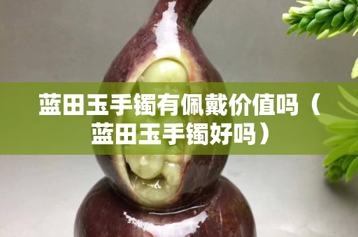 蓝田玉手镯有佩戴价值吗（蓝田玉手镯好吗）