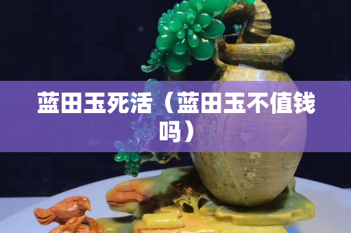 蓝田玉死活（蓝田玉不值钱吗）