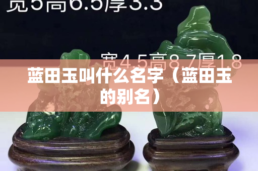 蓝田玉叫什么名字（蓝田玉的别名）