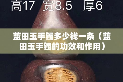 蓝田玉手镯多少钱一条（蓝田玉手镯的功效和作用）