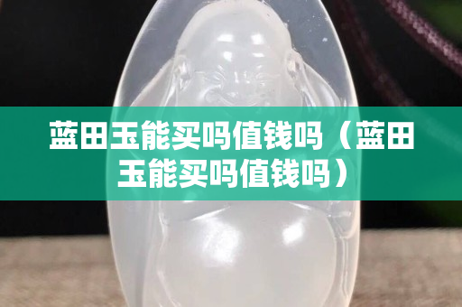 蓝田玉能买吗值钱吗（蓝田玉能买吗值钱吗）