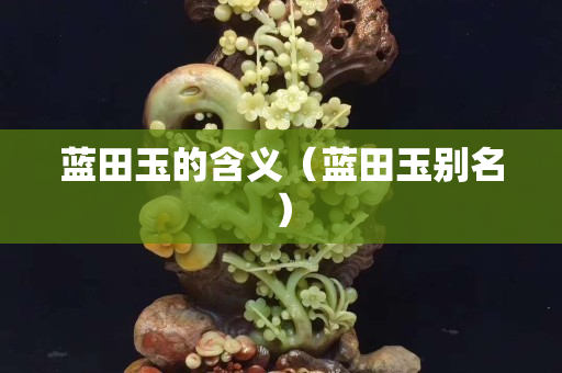 蓝田玉的含义（蓝田玉别名）