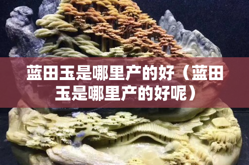 蓝田玉是哪里产的好（蓝田玉是哪里产的好呢）