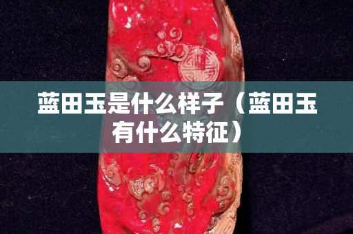 蓝田玉是什么样子（蓝田玉有什么特征）