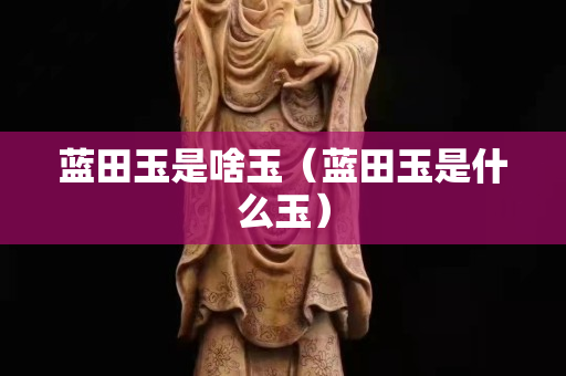 蓝田玉是啥玉（蓝田玉是什么玉）