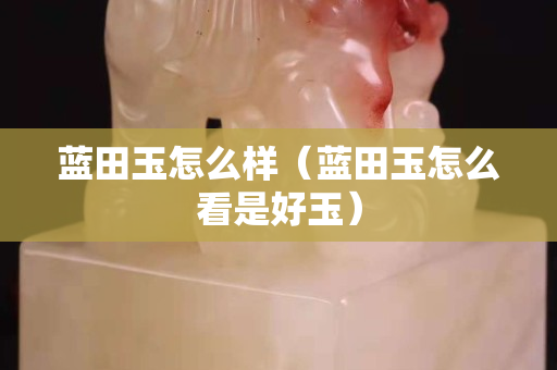 蓝田玉怎么样（蓝田玉怎么看是好玉）