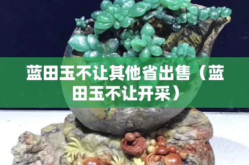 蓝田玉不让其他省出售（蓝田玉不让开采）